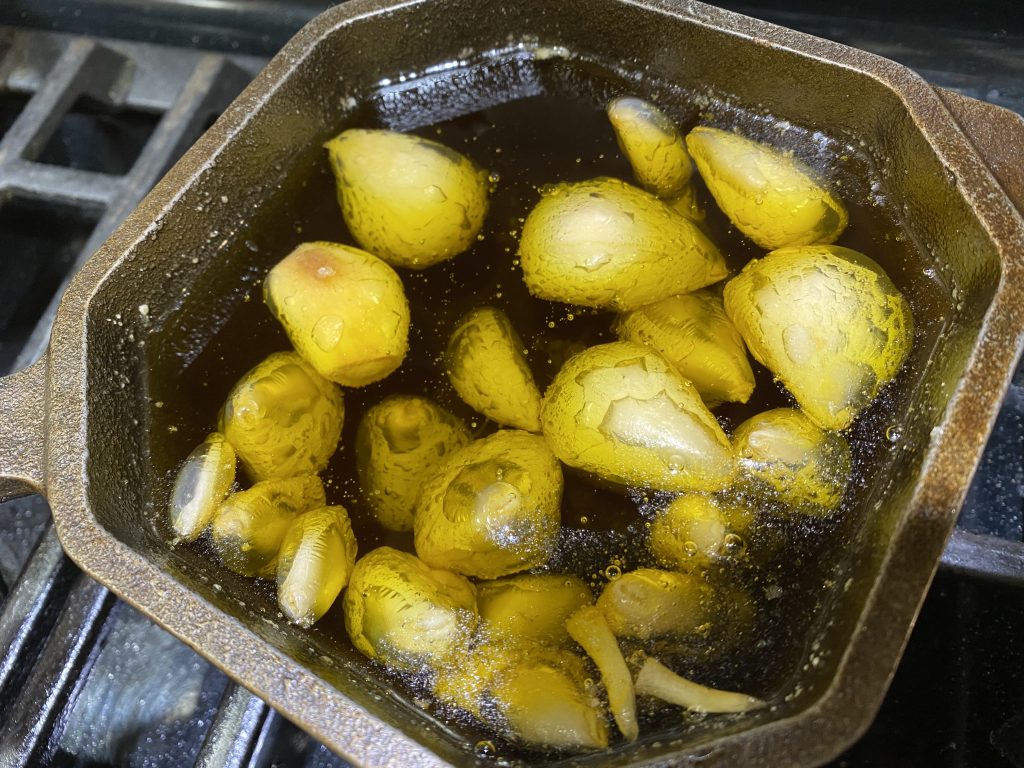 sourdough crouton garlic confit