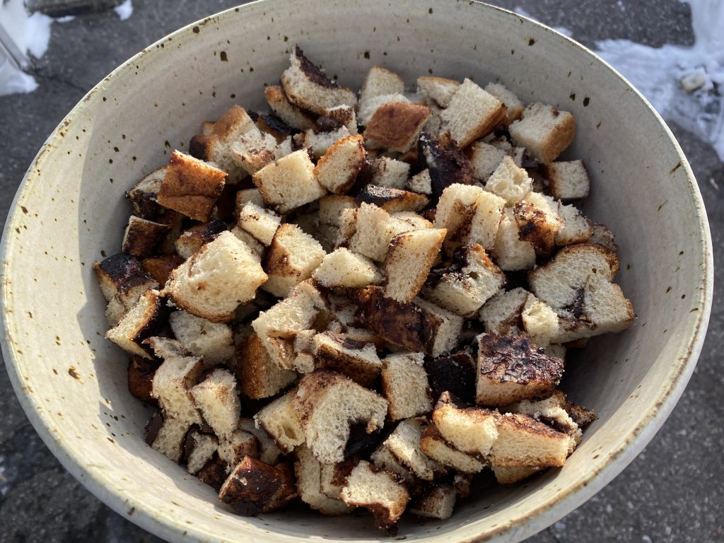 Chocolate Babka Bread Pudding