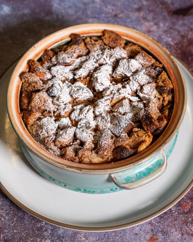 chocolate babka bread pudding