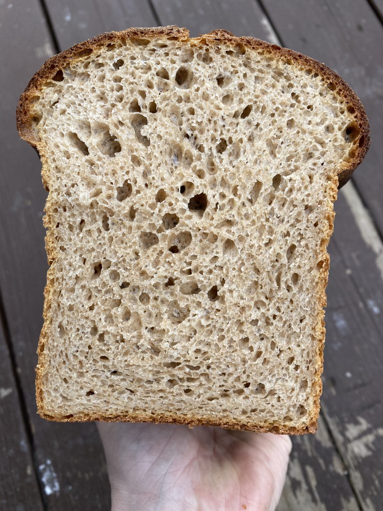 sourdough tin loaf
