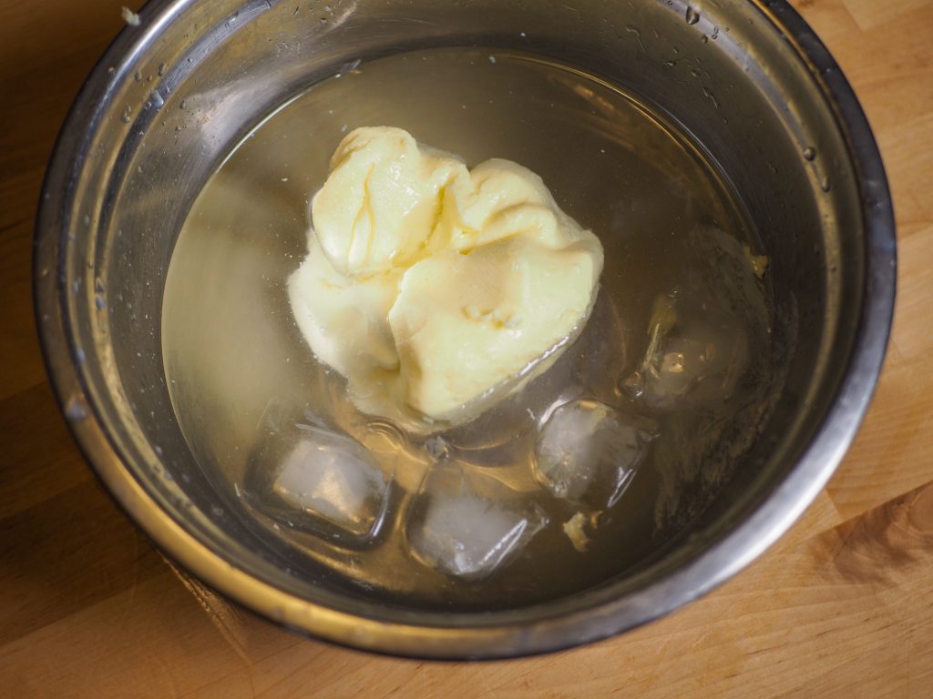 washing cultured butter