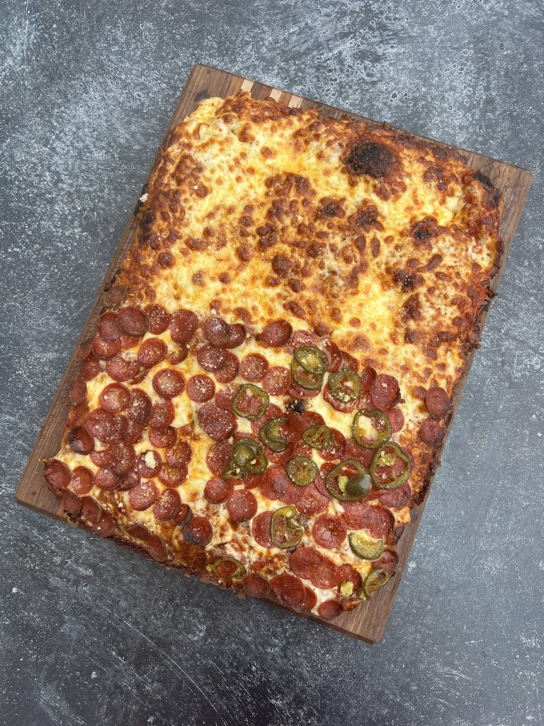 Sourdough pan pizza
