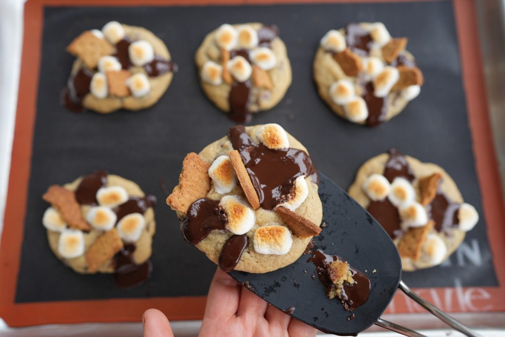 How to Make Sourdough Discard S'more Cookies from Scratch