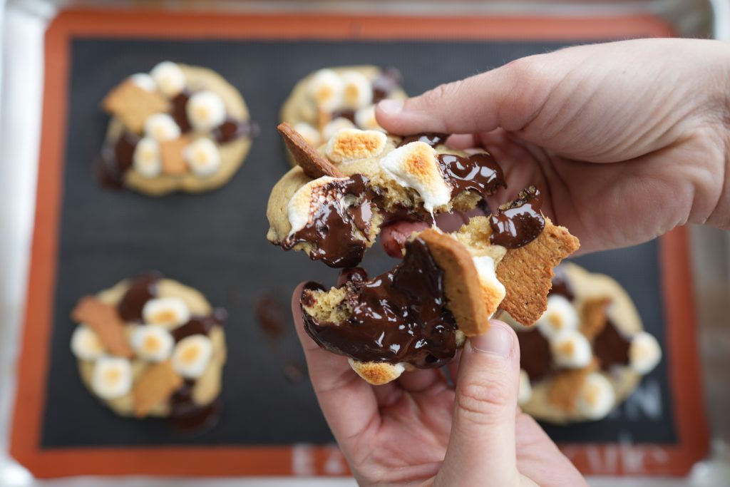 How to Make Sourdough Discard S'more Cookies from Scratch