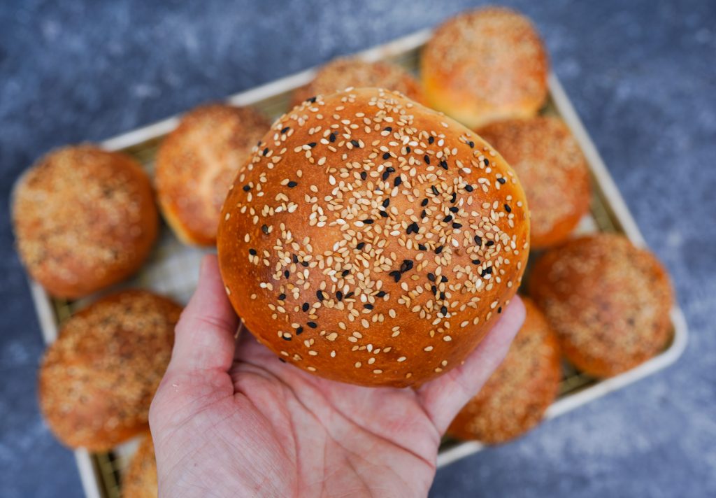 The best sourdough burger buns
